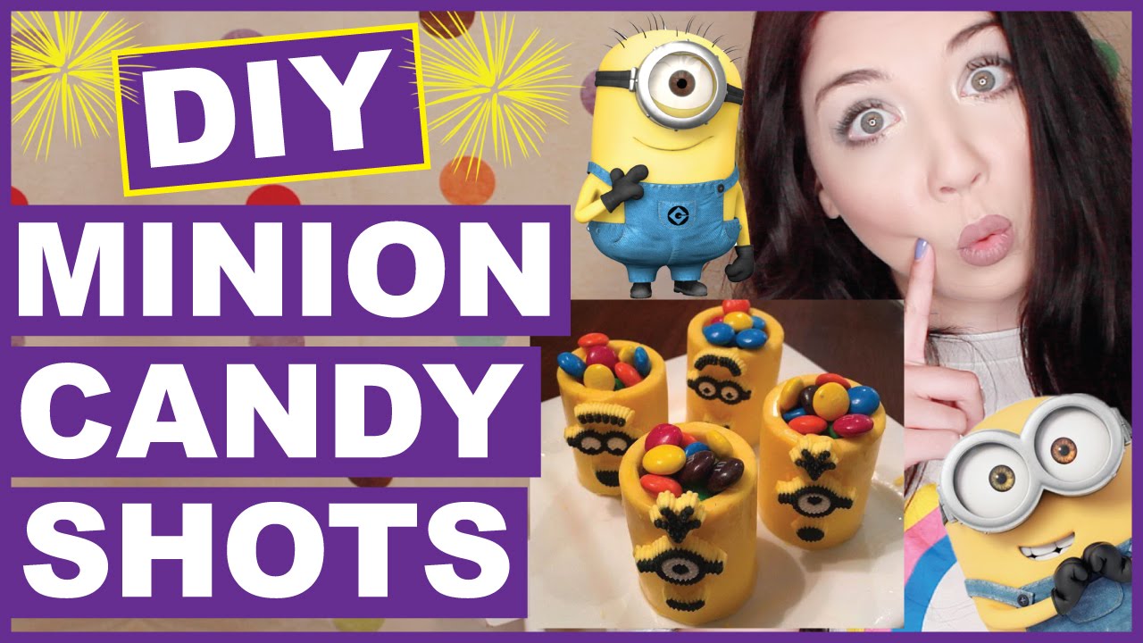 DIY Minion Candy Shots