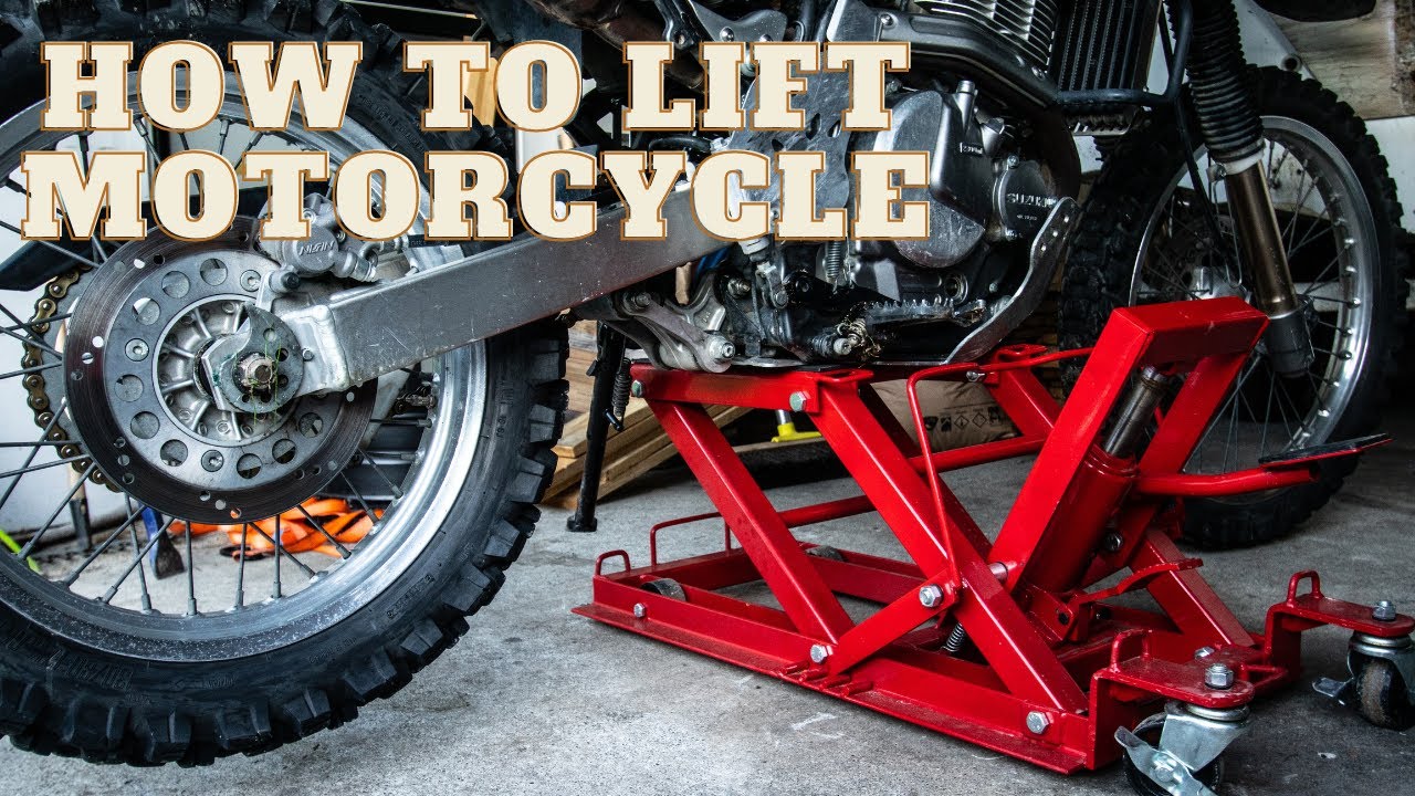 How I lift my DR650