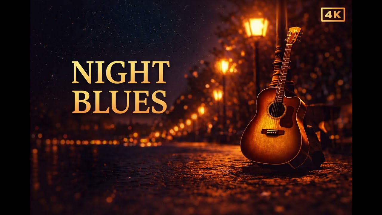 Relaxing Blues Guitar 🎸 Música Instrumental para Dormir y Relajarse