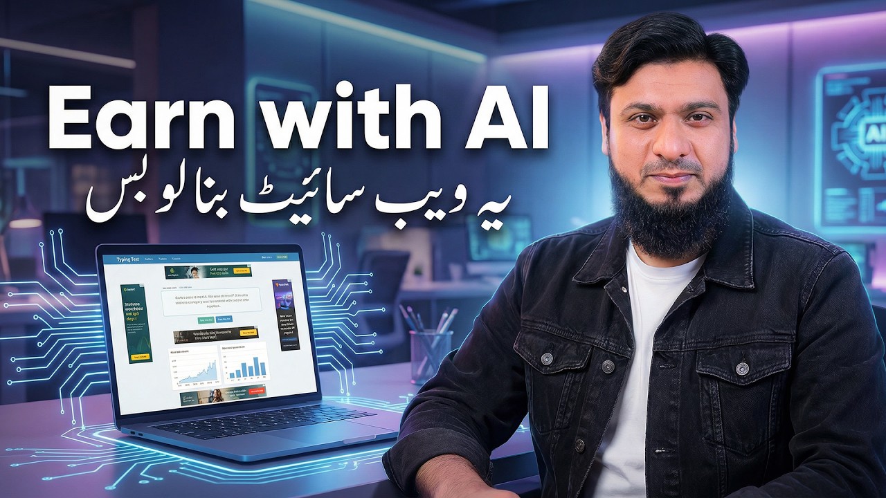 AI Powered Website in 5 Minutes | Earn Online in Pakistan