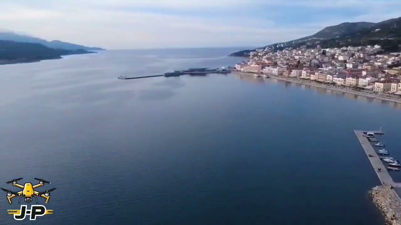 Εναέρια εξερεύνηση πάνω από το στολίδι της Σάμου το Μαγευτικό Βαθύ | Samos Vathy A Drone Flight over