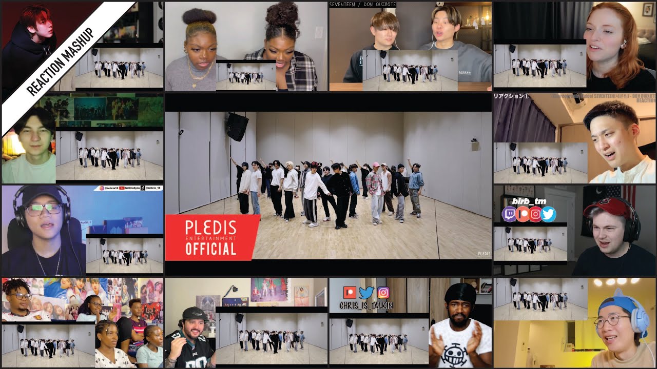 ‘[Choreography Video] SEVENTEEN - DON QUIXOTE’ reaction mashup