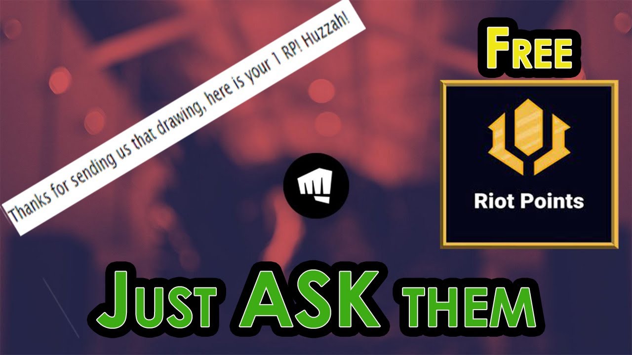 Riot Actually Gives Away RP