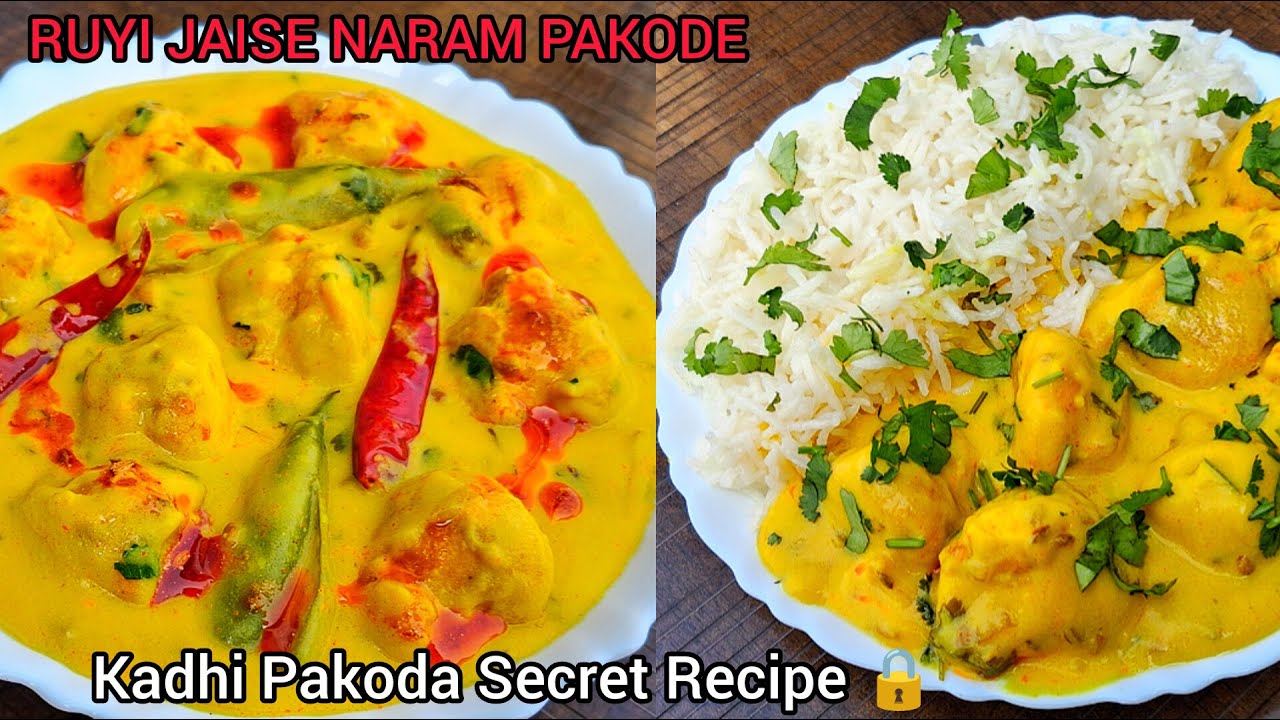 UP Style Kadhi Pakoda Recipe | Ruyi jaise naram pakode banane ka secret 🔒 / khadi pakoda recipe