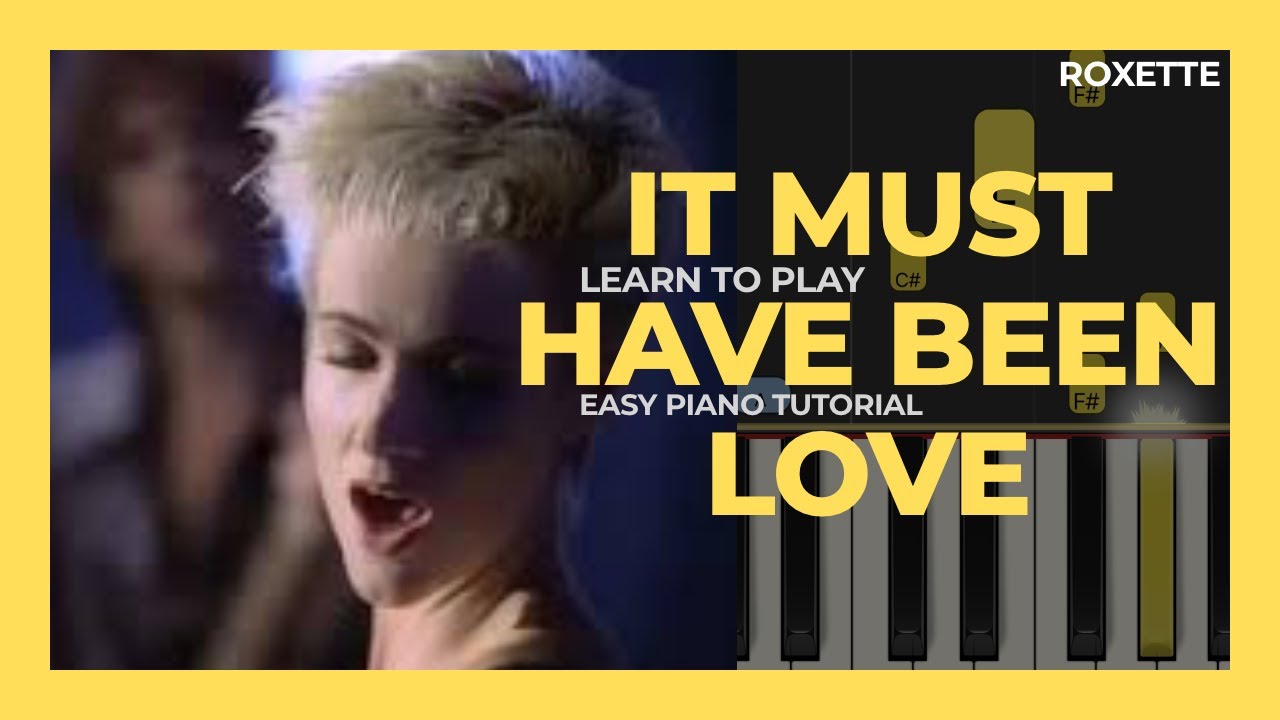 IT MUST HAVE BEEN LOVE - Roxette | SLOW and EASY piano tutorial #roxette