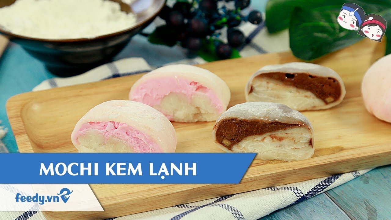 Hướng dẫn c&aacute;ch l&agrave;m Mochi kem lạnh với #Feedy| Feedy VN
