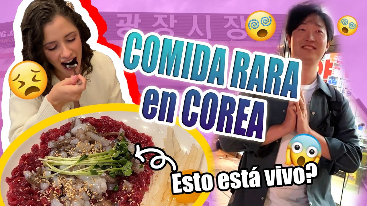 ¿Esto es PULPO VIVO?: Comida MUY RARA en Corea | No termina bien 😱😰