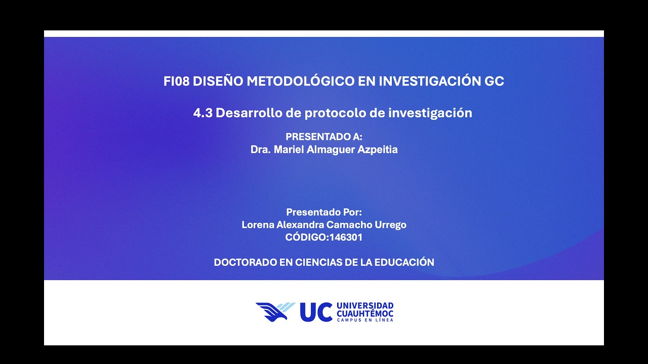 DISEÑO METODOLOGICO DE LA INVESTIGACIÓN