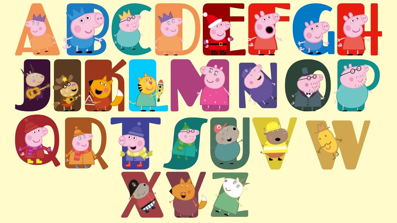 Peppa Pig ABC Song (A–Z) | A, A, This Is Letter A for Apple to Z, Z, This Is Letter Z for Zoe