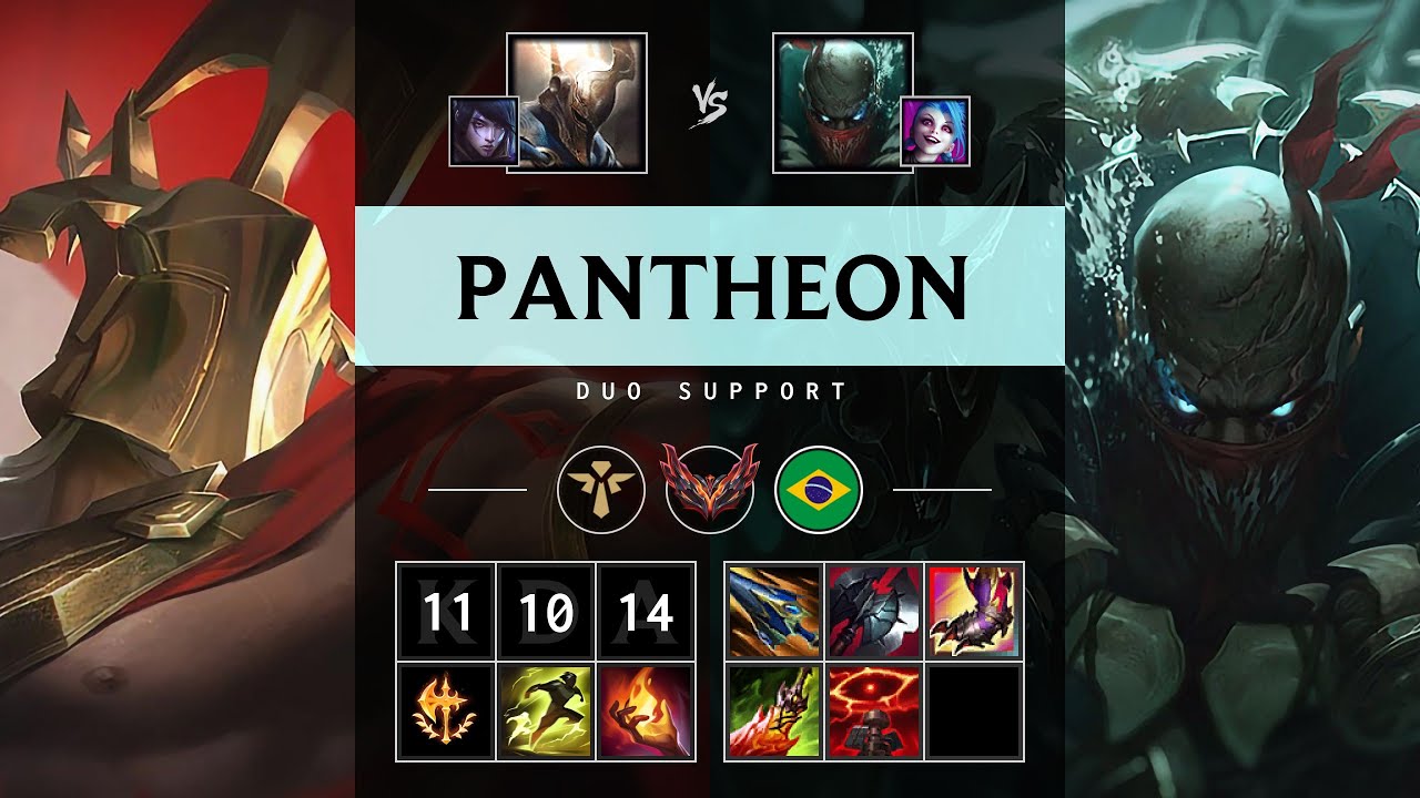 Pantheon Support vs Pyke - BR Grandmaster Patch 25.15