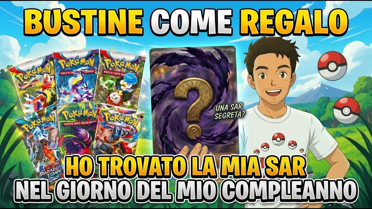 APRO I PACCHETTI DI CARTE POKÉMON CHE HO RICEVUTO PER IL MIO COMPLEANNO. COME SARÀ ANDATA?