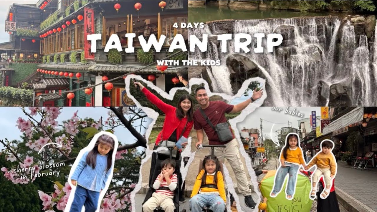 🌸 Taiwan Family Vlog • 4D3N • Stroller-friendly? 🌸