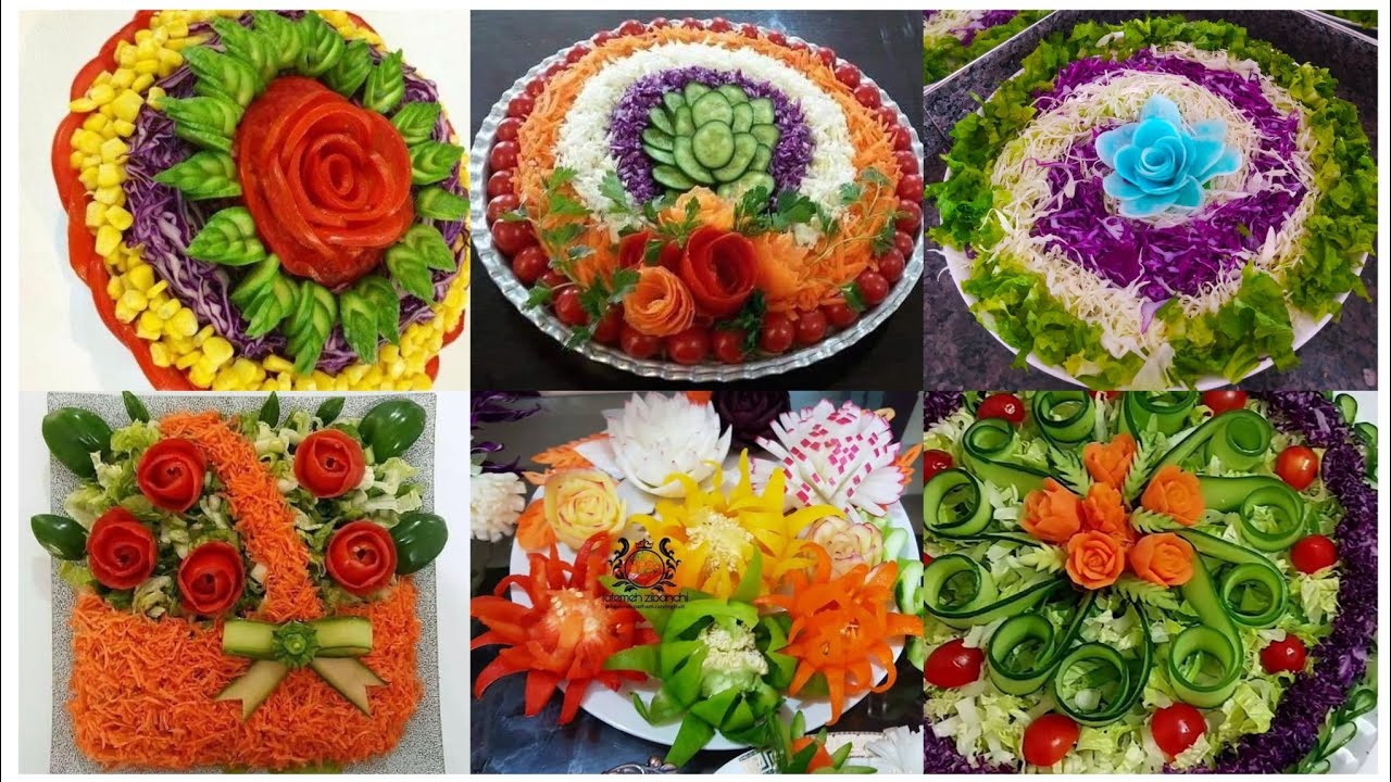  The most trending and beautiful salad decorations ideas#viral #2025 #salad 