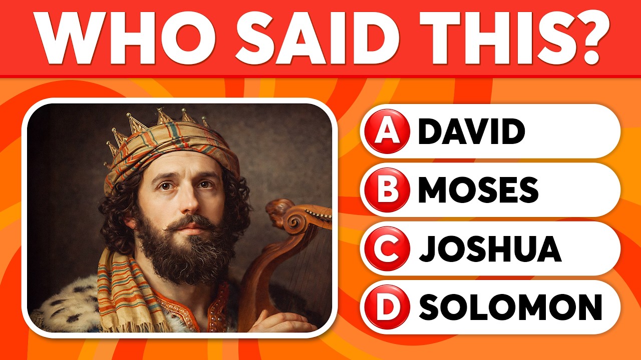 'Curse God and Die!' - Who Said It? | 25 Bible Quiz Questions