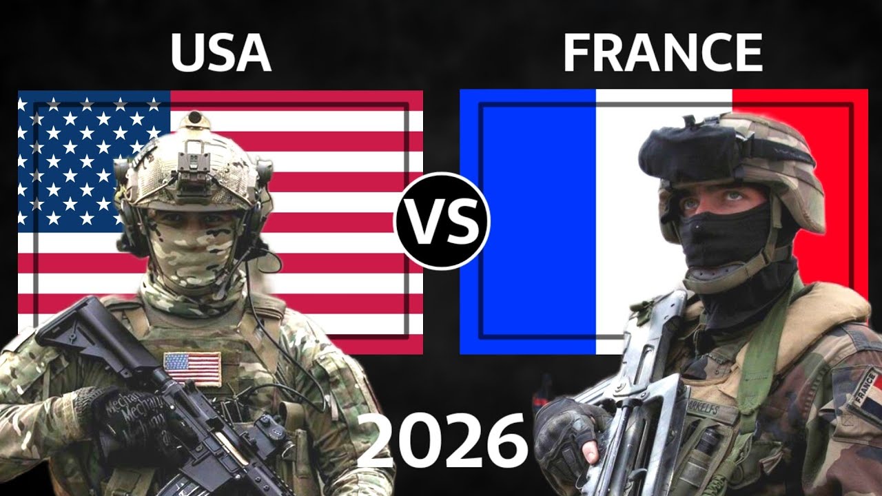 USA vs France Military Power Comparison 2026