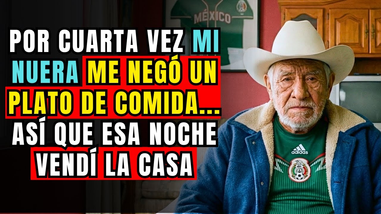POR CUARTA VEZ mi NUERA me negó un plato de comida… así que esa noche VENDÍ la CASA