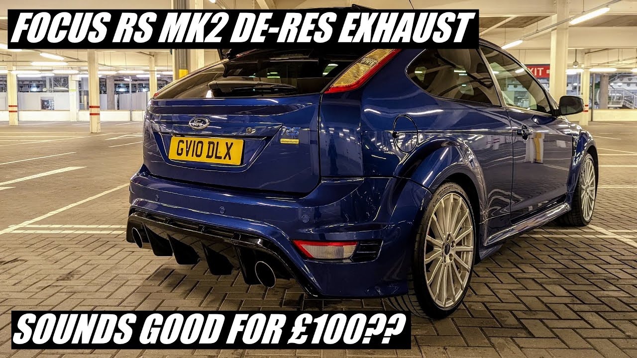 Ford Focus RS MK2 De Res Exhaust Sound