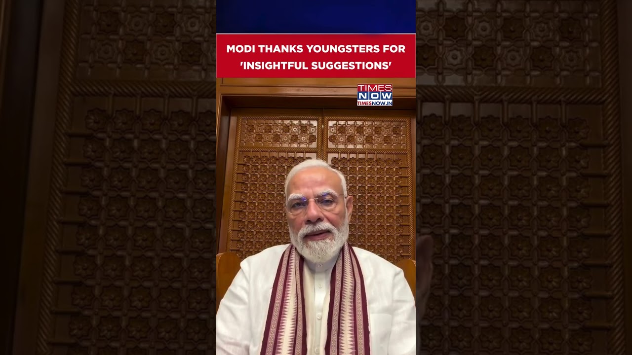 PM Narendra Modi Posts Another Video On Instagram, Thanks Youngsters For 'Insightful Suggestions'