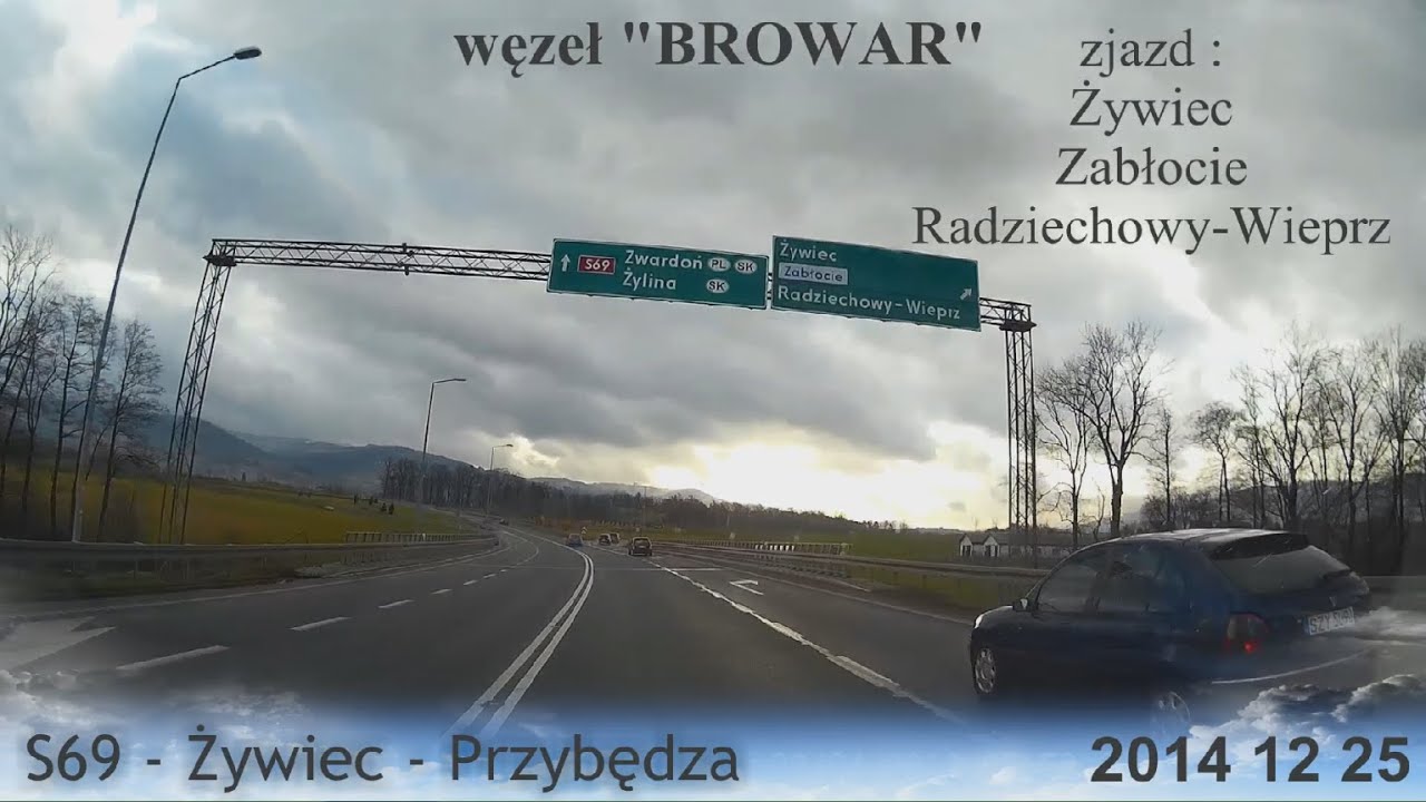droga ekspresowa S69 - odcinek Żywiec - Przybędza