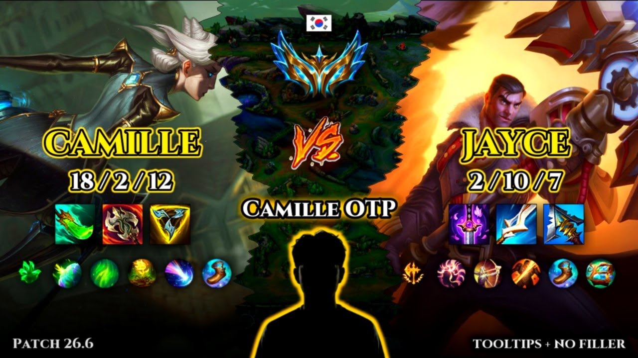 Best Camille OTP | Camille TOP vs Jayce | Patch 26.6 | 2026-03-25 | KR CHALLENGER