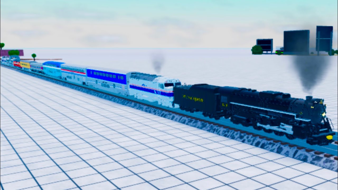 STEAM TRAINS WITH DIESEL AND ELECTRIC HELPER LOCOMOTIVES, AND STEAM TRAINS HELPING PASSENGER TRAINS
