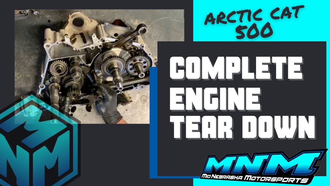 Suzuki Vinson / Arctic Cat 500 - Complete Engine Tear Down Motor Explained - Specs