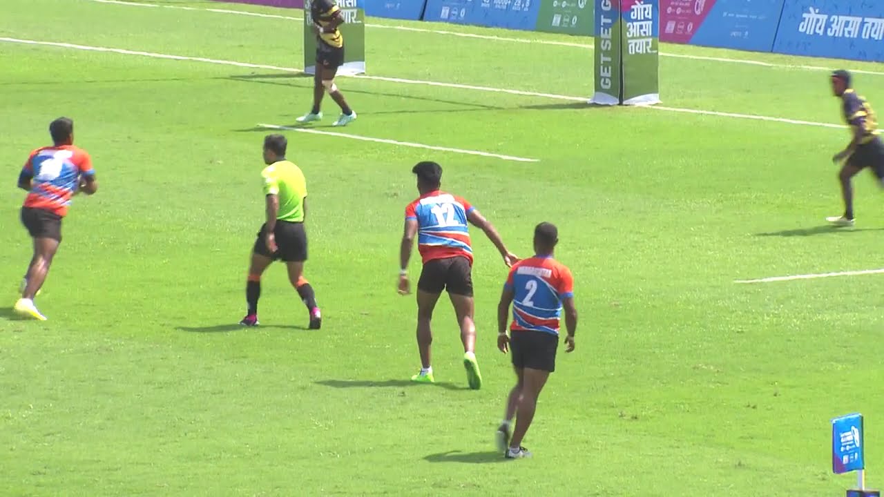 Men's RUGBY 🏉 Maharashtra vs Bihar, 37th National Games 2023, Goa | DD Sports