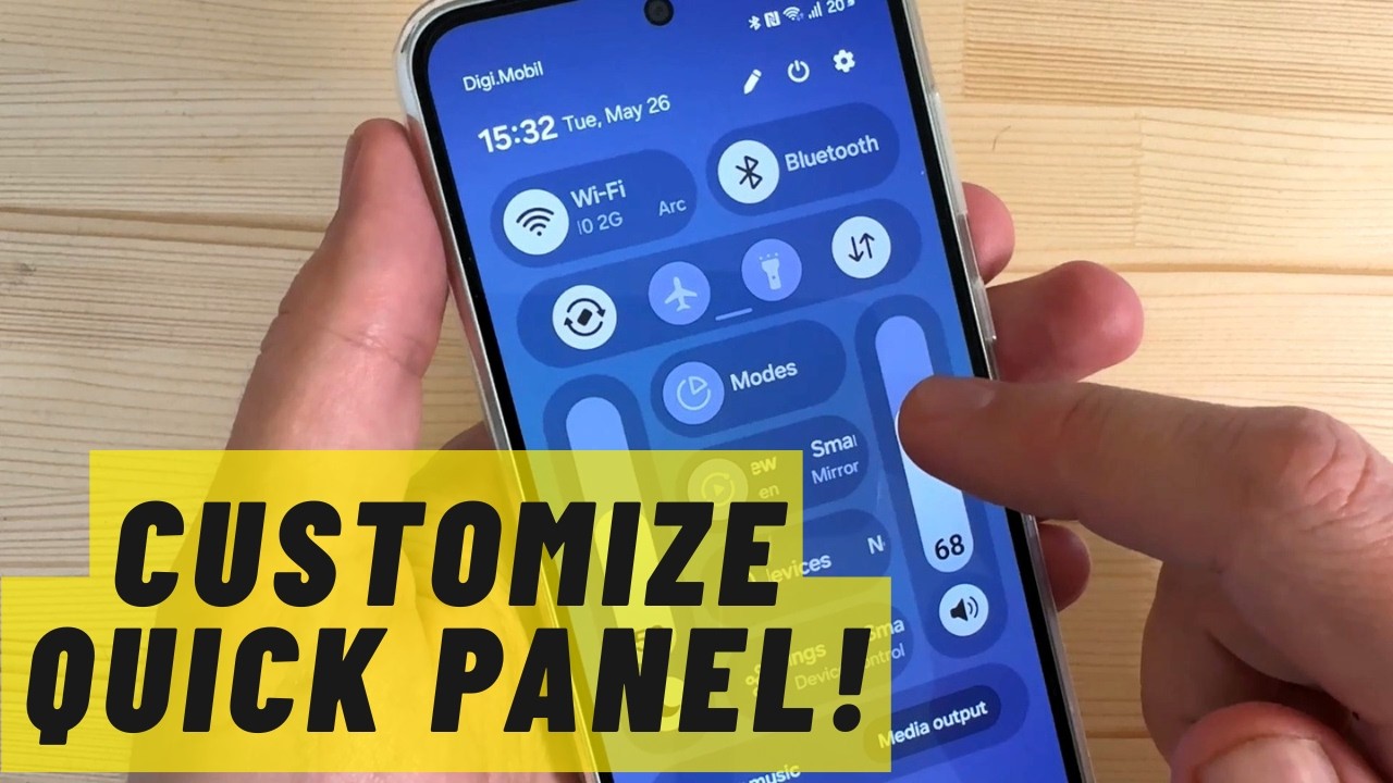 Как настроить панель быстрого доступа на Samsung Galaxy с ONE UI 8.5