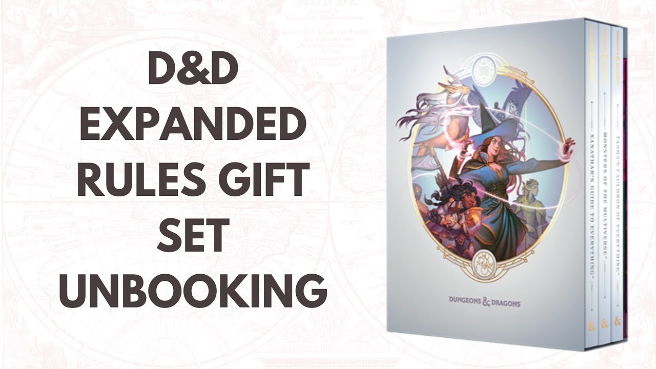 RPG unbooking: D&D Rules expansion gift set alternative cover