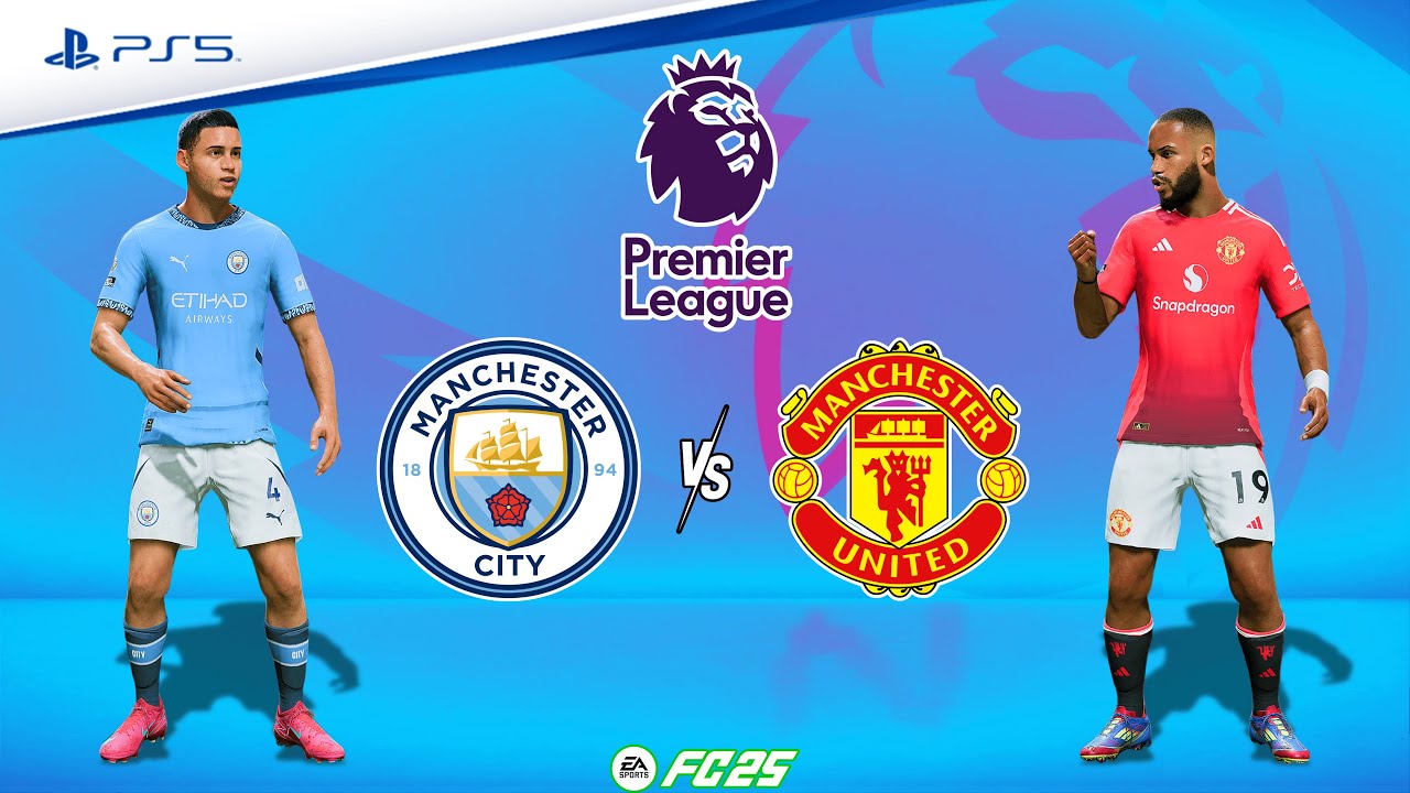 Manchester City vs. Manchester United Ft. Donnarumma | Premier League | Full Match | FC25 - PS5™[4K]