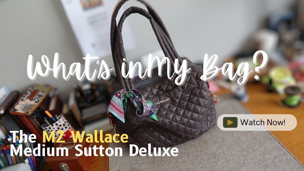 What's in My MZ Wallace Medium Sutton Deluxe: A Peek Inside