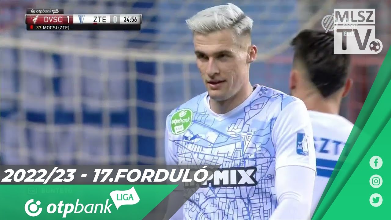 DVSC– ZTE FC | 3-0 | (2-0) | OTP Bank Liga | 17. forduló | MLSZTV