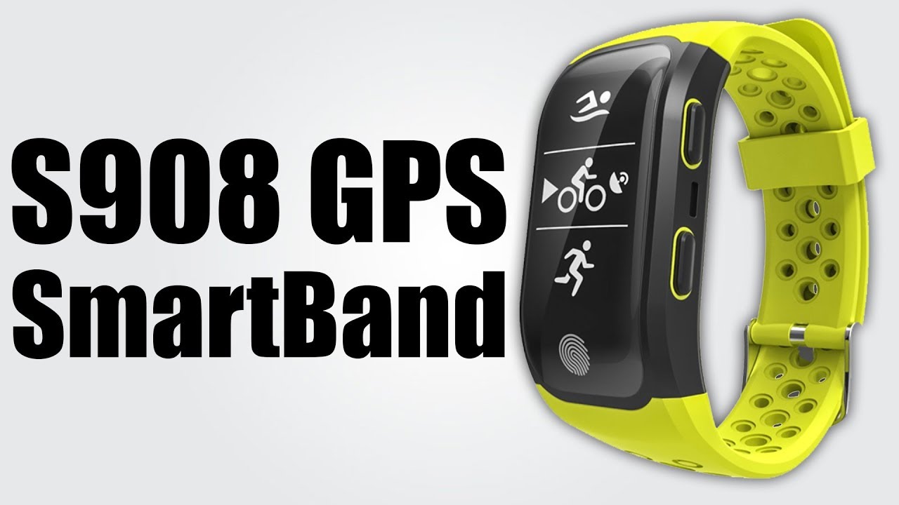 S908 GPS Sports Smartband - Pedometer / Sedentary reminder / Heart rate monitor / Sleeping monitor