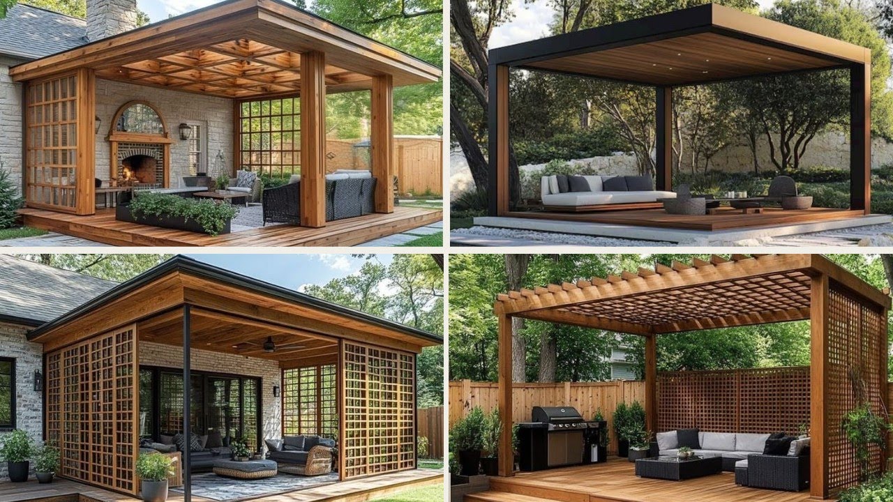 Modern & Stylish Pergola Design Ideas for a Stunning Home Makeover