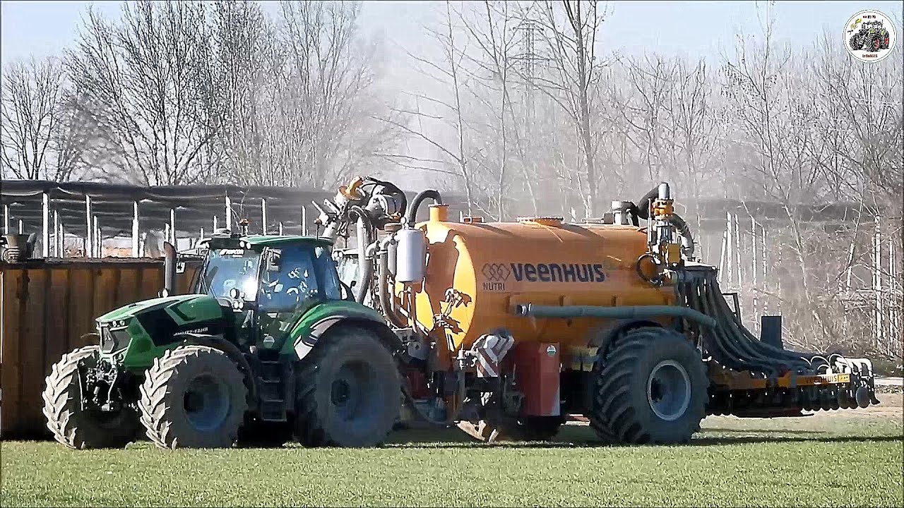 DEUTZ-FAHR 7250 TTV + VEENHUIS Profiline 14000 & Euroject 7,6m - LISSIGNOLI - Slurry injection 2022
