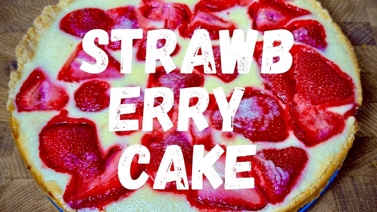 How to make the Easiest Strawberry Cake Ever 🍓🍰