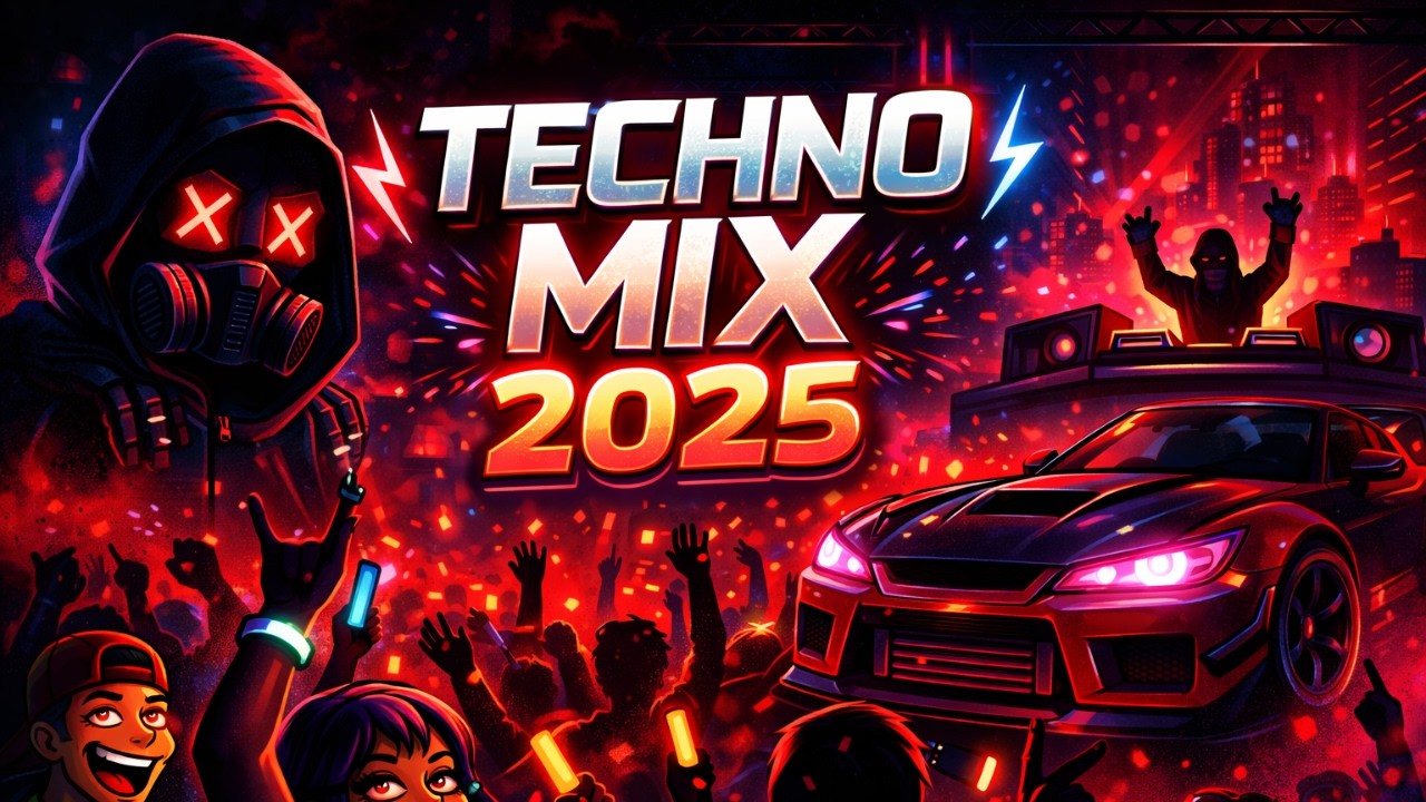 Techno Mix 2025😎🤘Best Nonstop Techno Songs For Party, Gym, Gaming🔥Hyper Techno Remix ⚡️Techno Bass