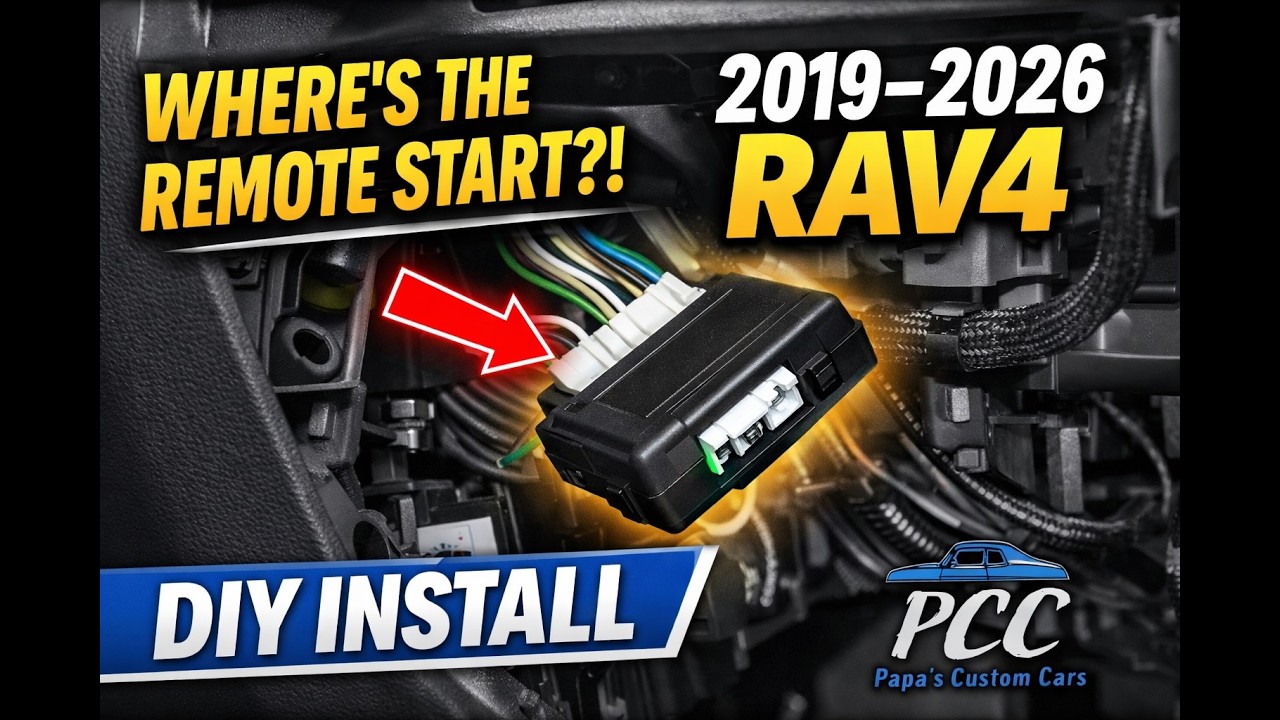 Как установить систему дистанционного запуска двигателя на Toyota RAV4 2019-2026 годов выпуска: п...