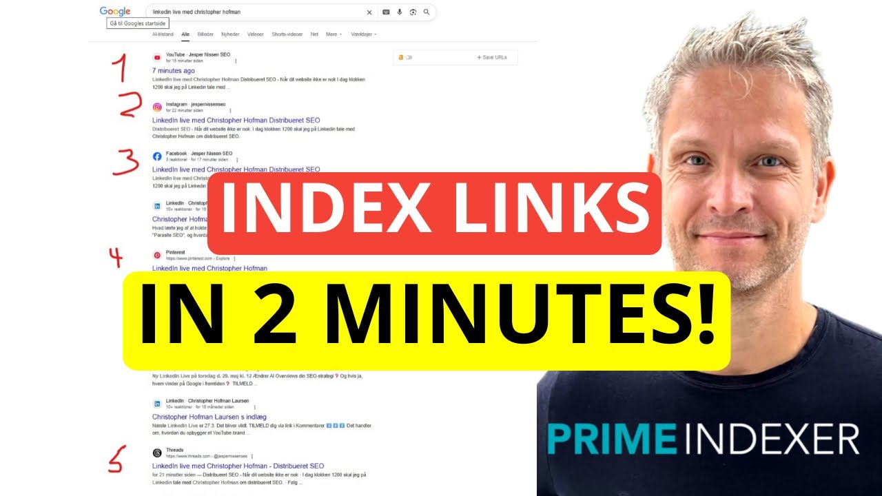How I index links in two minutes with Primeindexer.com - fastest website indexer in the market
