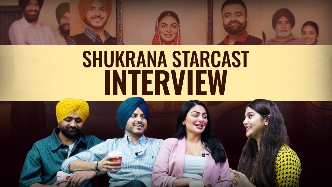 Amrit Maan | Neeru Bajwa | Jass Bajwa | Shukrana Starcast Interview | Kiddaan