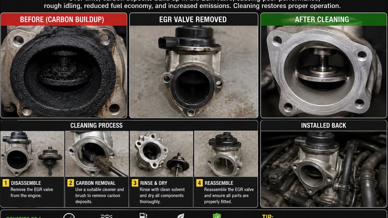Toyota Avensis 2.0 D4D T250, 2008 EGR cleaning