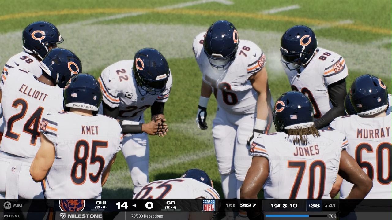 Madden NFL 25 week 18 vs packers