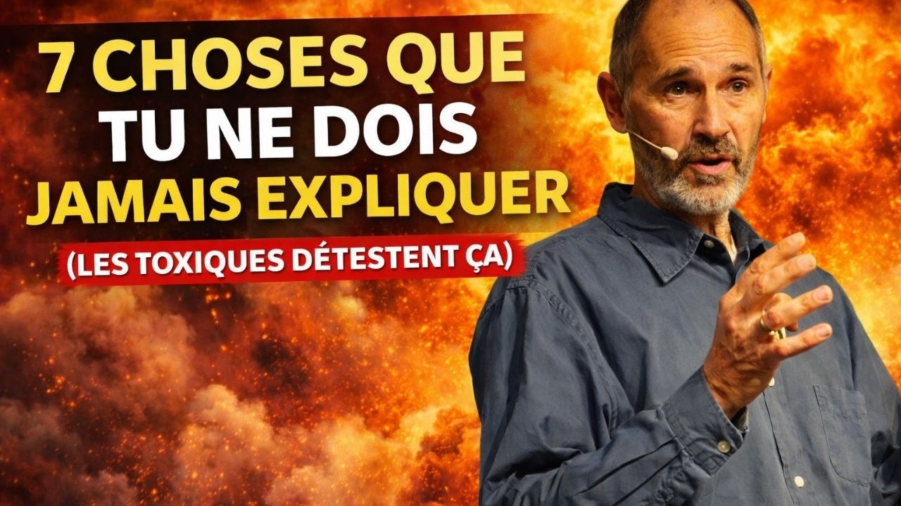 7 CHOSES QUE TU NE DOIS JAMAIS EXPLIQUER – LES TOXIQUES DÉTESTENT ÇA | Christophe André
