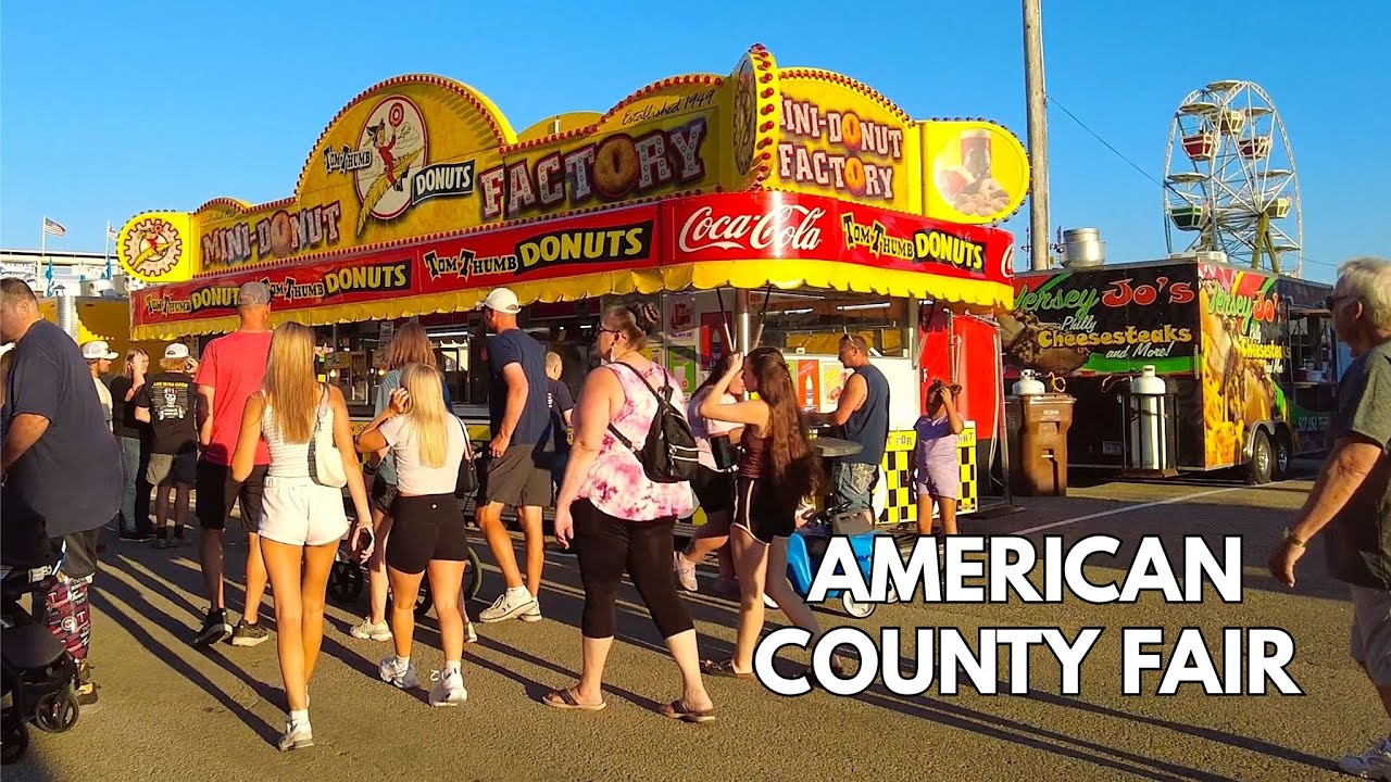 Walking at an American County Fair - 2025 Steele County Free Fair - Owatonna, MN