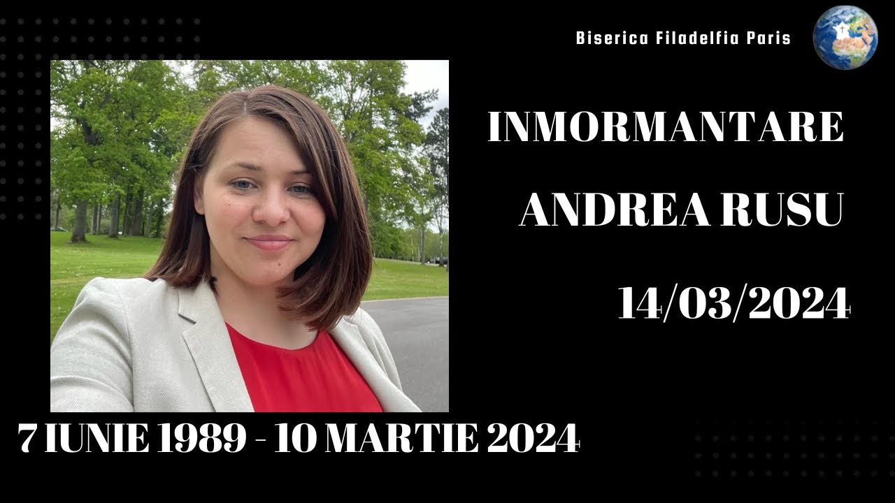 #BFP înmormântarea Andrea Rusu