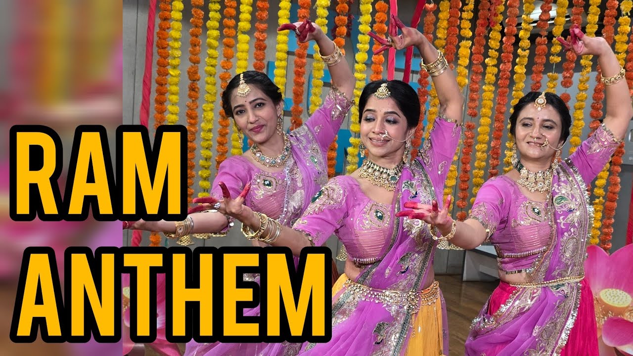 RAM ANTHEM- RAM NAVMI DANCE 2025- MERE GHAR RAM. ONLINE CLASSES WITH US- whtsp msg on 98253 73973