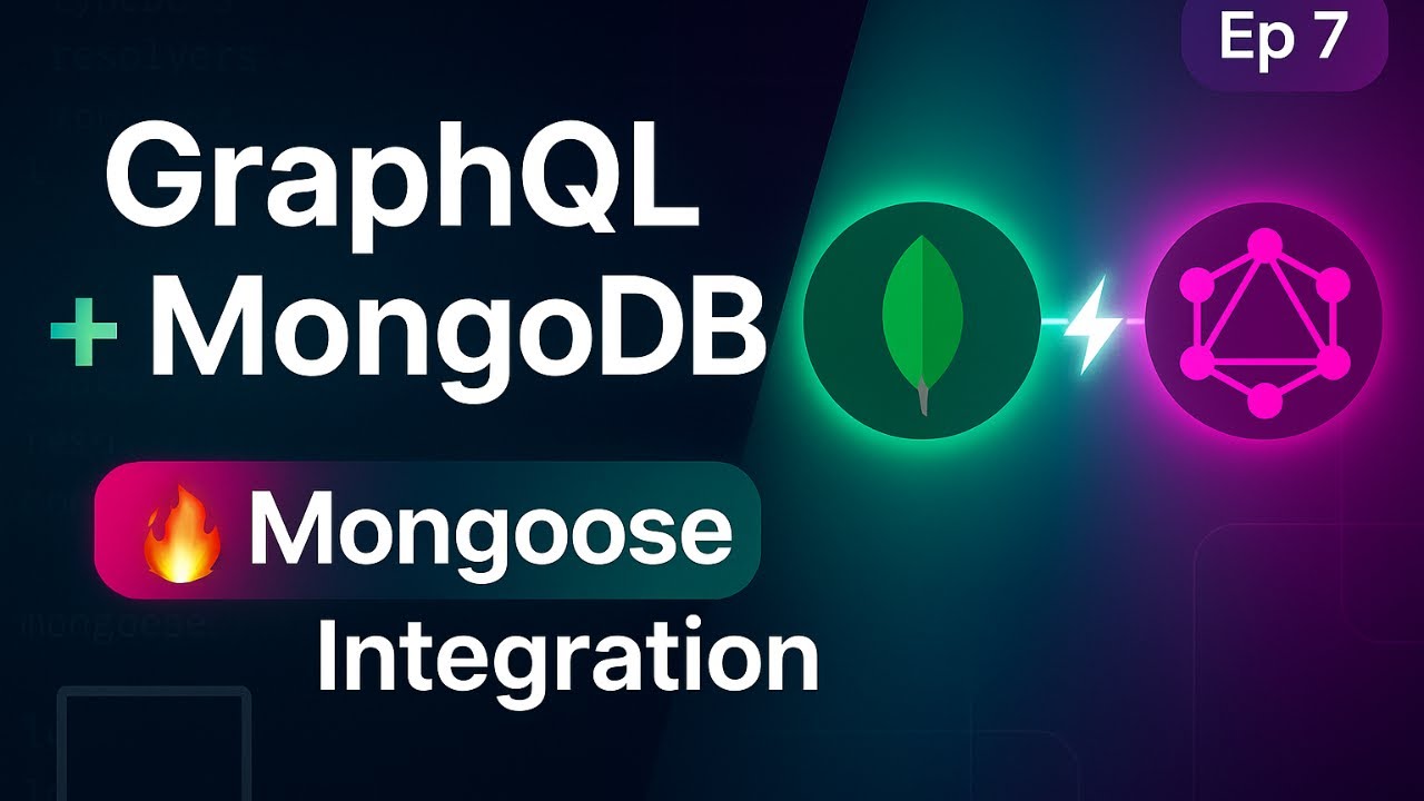 Connect GraphQL with MongoDB using Mongoose | GraphQL with Node.js Tutorial Ep 7 (Hindi)