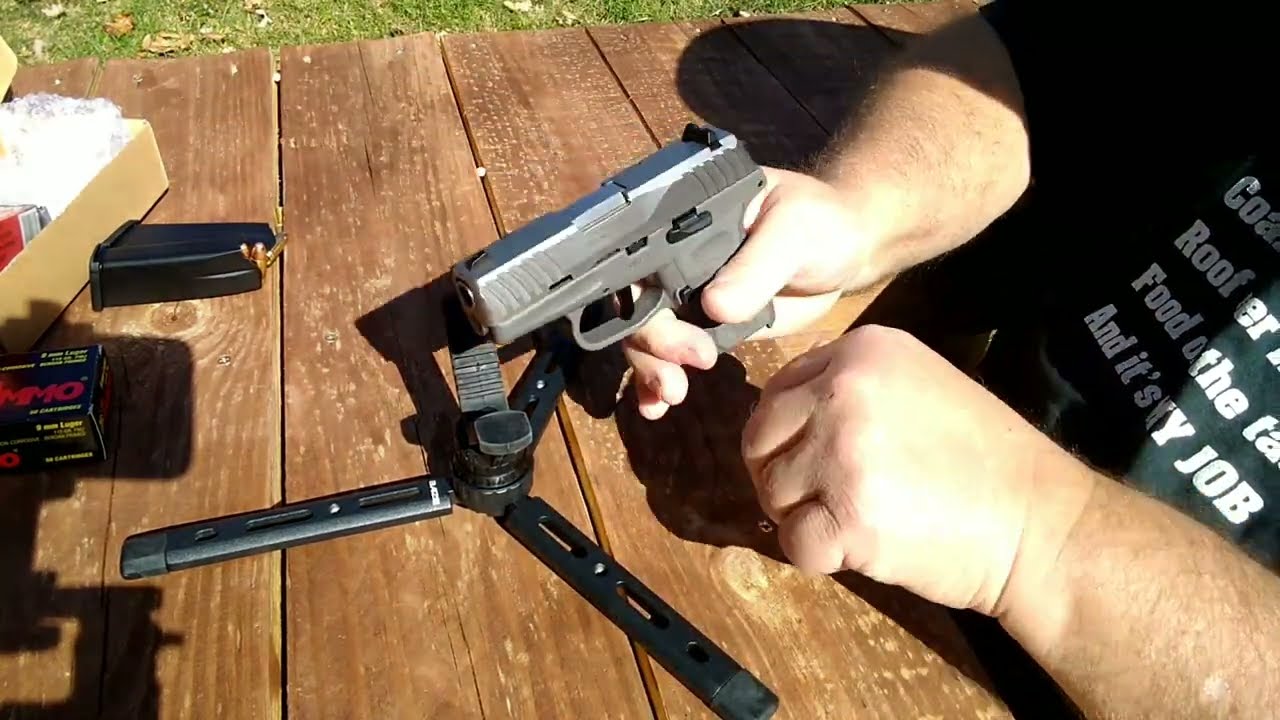 Baize Tactical, портативный штатив для стрельбы, подставка для быстрой стрельбы. Распаковка