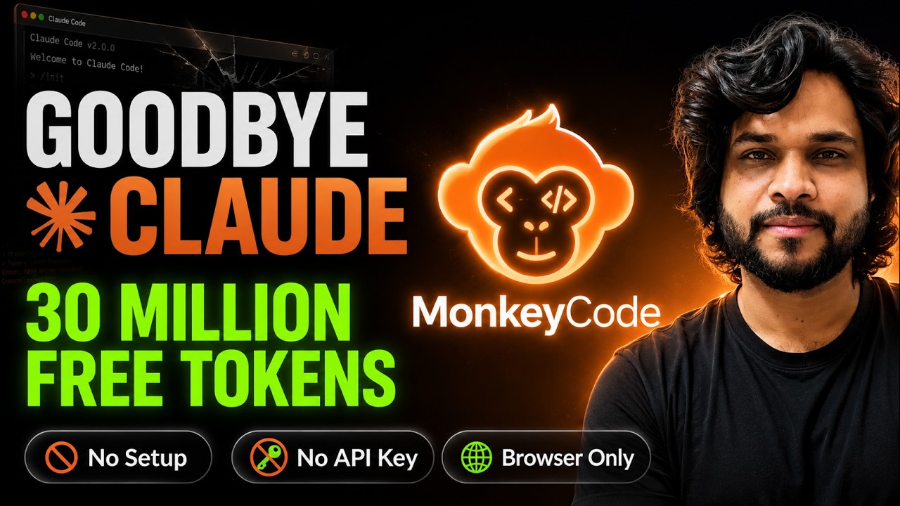 Goodbye Claude Code? MonkeyCode Gives You 30 MILLION FREE Tokens Daily