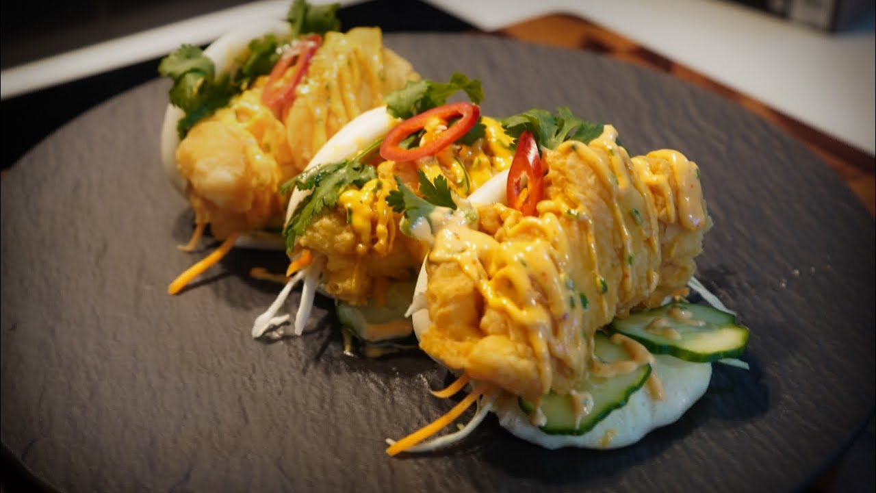 🦞✨ LOBSTER TAIL BAO BUNS – A Bite of Street Food Luxury ✨🦞